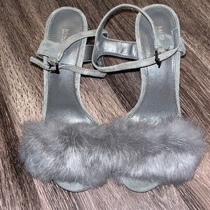 Michael Kors fur heels